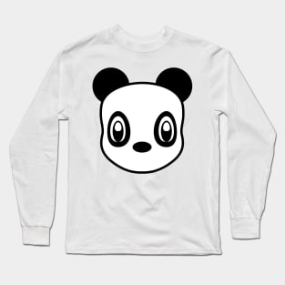 Super Cute Panda Face Long Sleeve T-Shirt